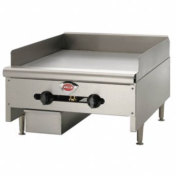 Gas Griddle w/Thermostat 48 x 23-9/16 In