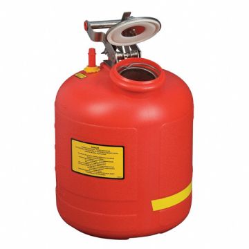 Disposal Can 5 gal Red Polyethylene