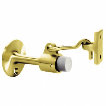 Hook-Style Door Holder 2-1/4In Pol Brass