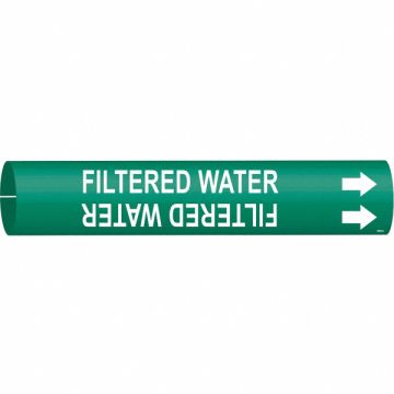 Pipe Mrkr Filterd Watr 13/16in H 4/5in W