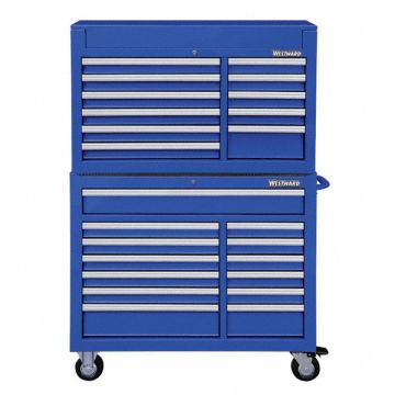 Blue Heavy Duty Tool Chest/Cabinet Combo