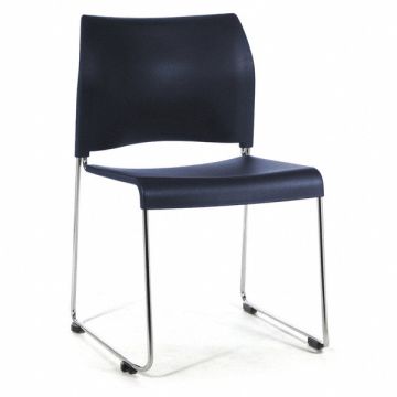 Stacking Chair Navy Blue Seat 20 in W