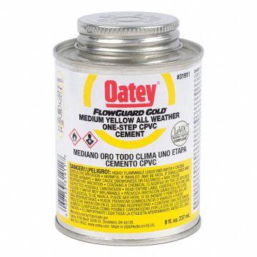 Pipe Cement 8 fl oz Yellow