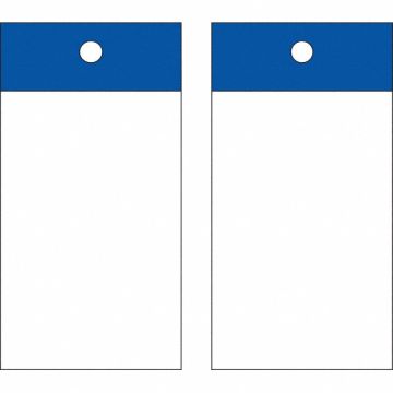 Blank Tag 5inHx3-1/4inW Polyester PK25