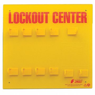 Lockout Board Unfilled 15 In H