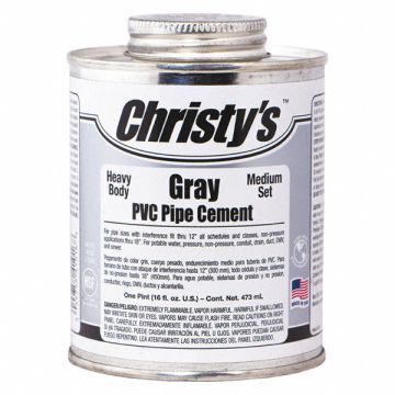 Pipe Cement Gray 16 oz.