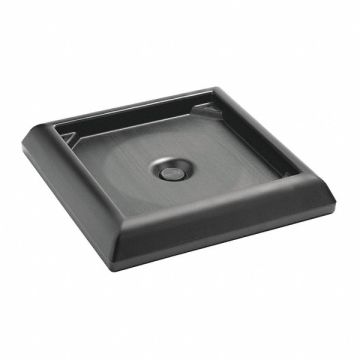 D0241 Weighted Base 6 H x 24-1/2 W Blk
