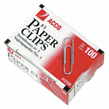 Paper Clip Silver Steel Wire PK1000