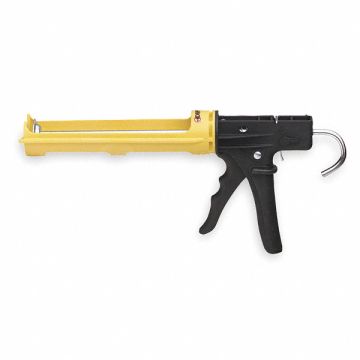 Dripless Caulk Gun Plastic Black/Yellow