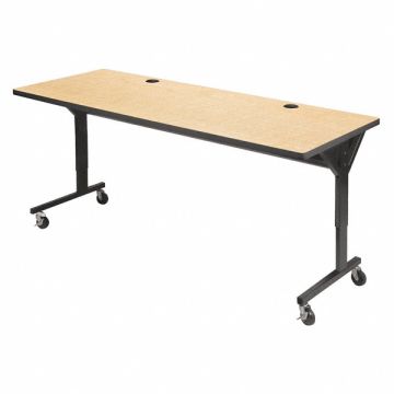 Mobile Table 72 Wx30 D Fusion Maple Top