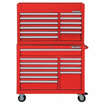 Red Heavy Duty Tool Chest/Cabinet Combo