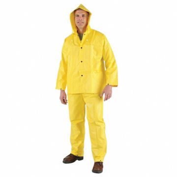 Rain Suit w/Jacket/Bib Unrated Yellow L