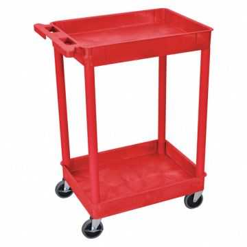 Utility Cart 300 lb Cap. PE 2 Shelves