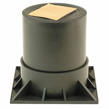 Heat Pump Riser Two Piece 6 In Black