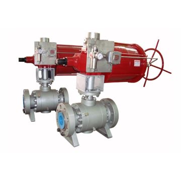 Valve, Ball, 3PC Trunnion, 6", 150#, Flanged RF, FB, A105/SS316/RPTFE, Lever Op.