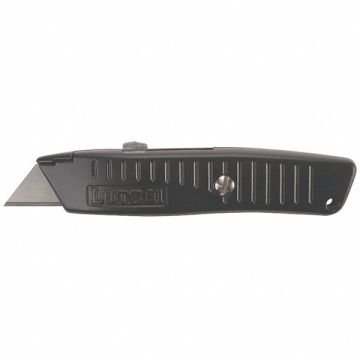 Utility Knife Retractable 1-1/2inL Black