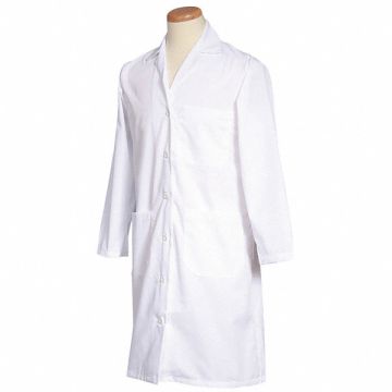 Lab Coat XL White 39-1/2 in L