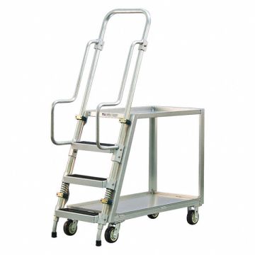 Ladder Cart 3 Shelves 800 lb Ld Cap.