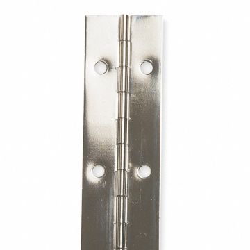 Continuous Hinge Nickel 6 ft L 1-1/2 InW