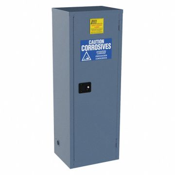 Corrosive Safety Cabinet 24 gal Blue
