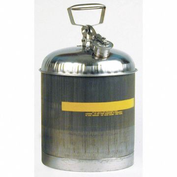 Type I Safety Can 5 gal Slvr 15-7/8In H