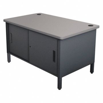 Sorting Table 48in.Wx30inD Black 1 Compt