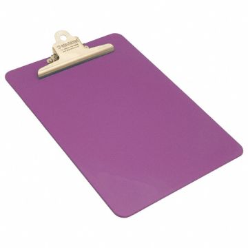 Clipboard Letter Size Plastic Purple