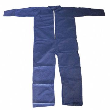 G6091 Collared Coveralls Blue 2XL PK25