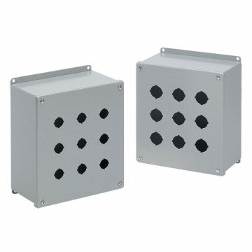 Pushbutton Enclosure 9.50 in H Steel