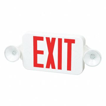 Exit Sign Combo 8-3/16 in.Hx18 in.W NiCd