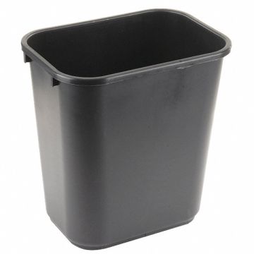 D2129 Wastebasket Rectangular 7 gal Black