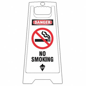 Danger No Smoking Sign Polypropylene