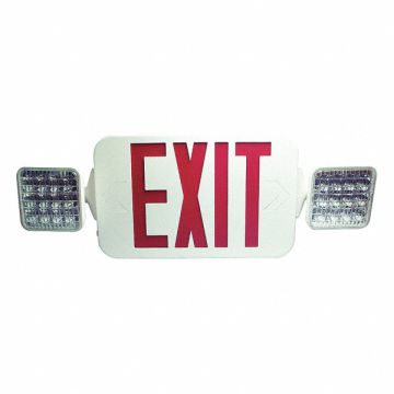 Exit Sign Combo 8-5/32inHx19-1/4inW NiCd