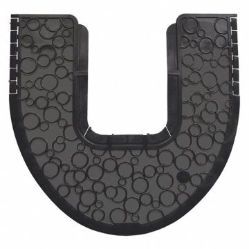 Toilet Mat Black Unscented 20 3/8 in PK6