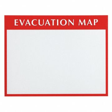 Evacuation Map Holder 13-1/2 H