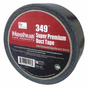 Duct Tape Black 1 7/8inx39 1/4yd 16 mil