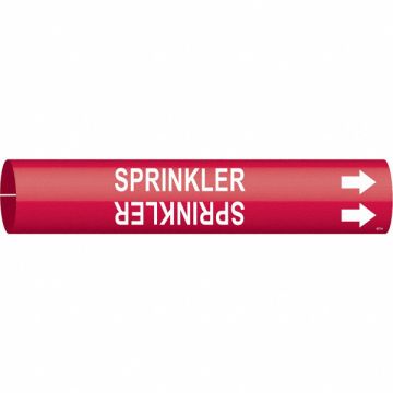 Pipe Marker Sprinkler 13/16in H 4/5in W