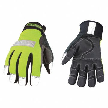 Cold Protection Gloves XL HiVis Green PR