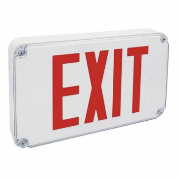 Exit Sign Red Letter 2 Faces