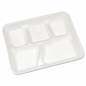 Disp Cafeteria Tray WH 8 1/4 in W PK500