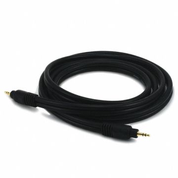 A/V Cable 3.5mm M/M cable Black 6ft