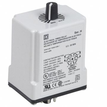 Time Delay Relay 120VAC 110VDC Coil