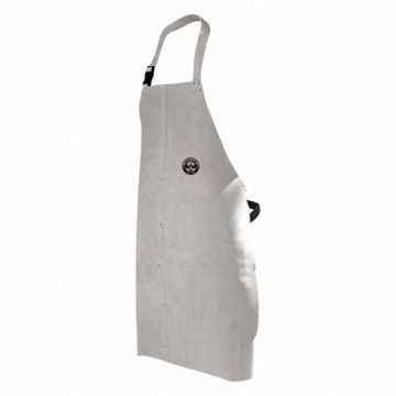 Welding Apron Leather Pearl Gray 36 L