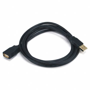 USB 2.0 Extension Cable 6 ft.L Black