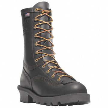 Boots 10 H Black Mens 10 D Leather