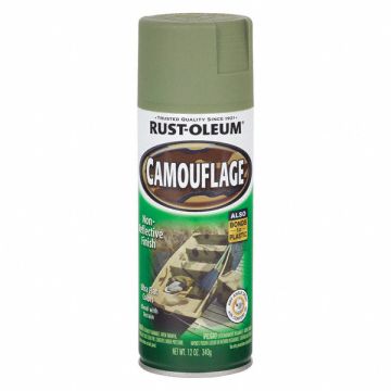 Camouflage Spray Paint Army Green 12 oz.