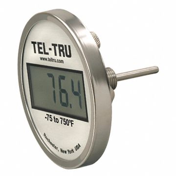 Digital Dial Thermometer 2-1/2 Stem L