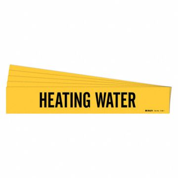 Pipe Marker Heating Water PK5