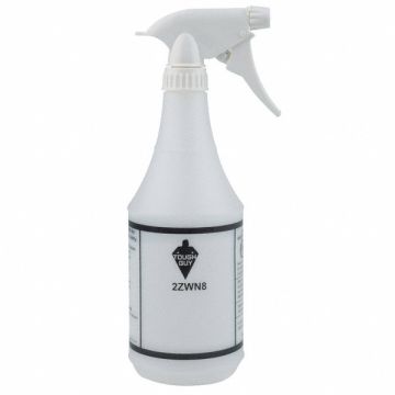 Trigger Spray Bottle 10 1/4 H White PK12