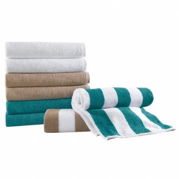 H3911 Pool Towel Dark Linen/White Stripe PK12